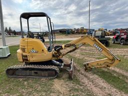 Deere 35ZTS Mini Excavator