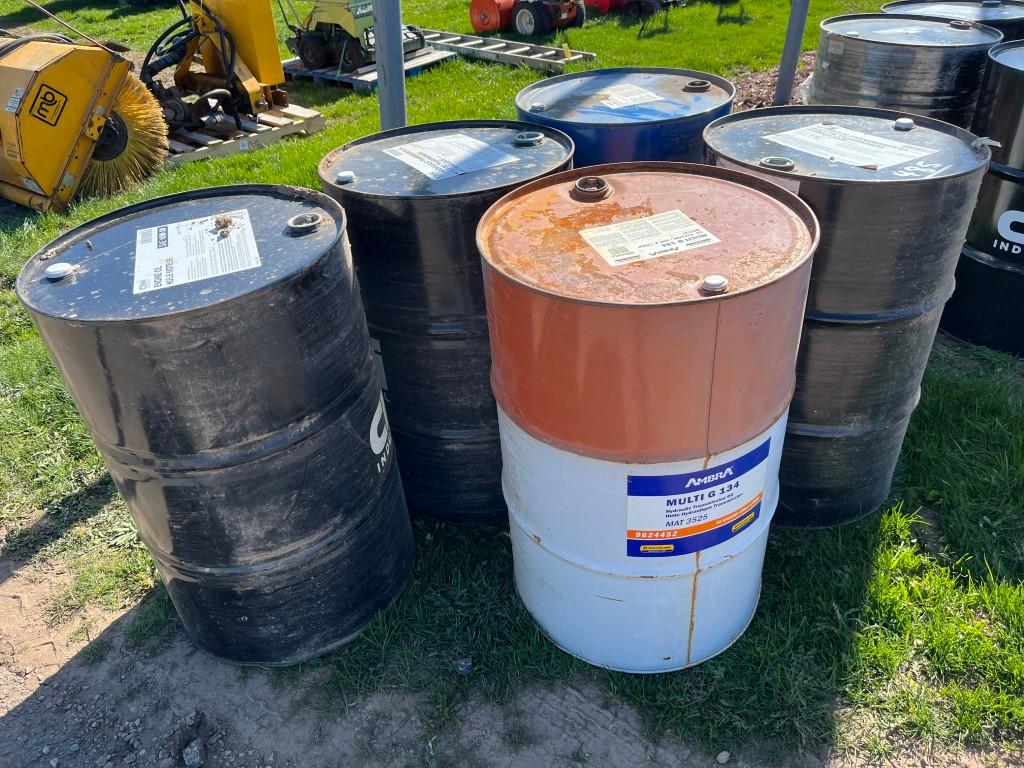 (5) 55 gallon Barrels