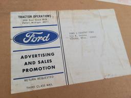 Ford Lawn and Garden Tractors Sign