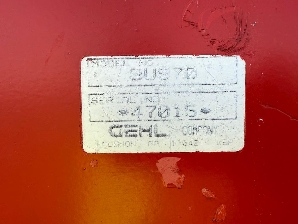 Gehl 970 Chopper Box