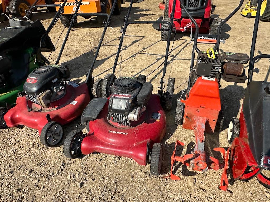 Ariens Tiller, Yard Machines Push Mowers