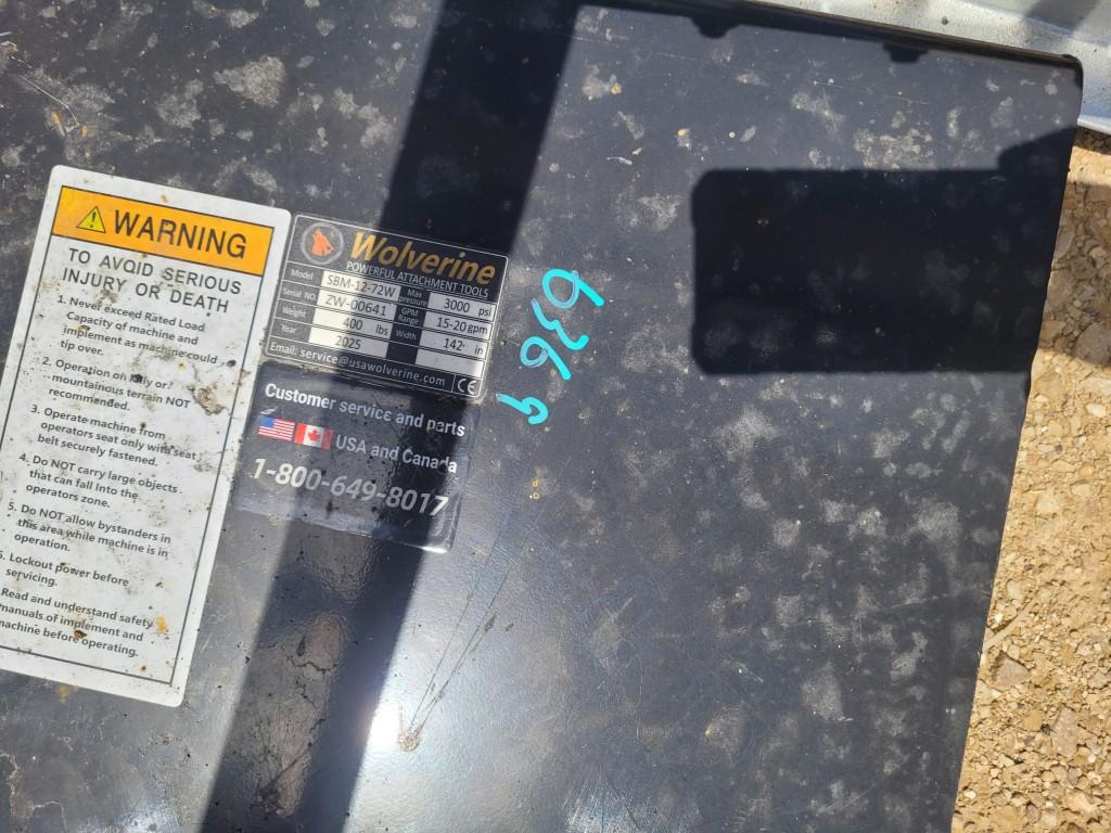 2025 Wolverine Skid Steer Sickle Bar Mower