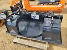 2025 Wolverine Skid Steer Hydraulic Grapple Bucket