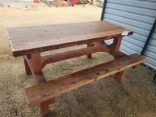 Wooden Picnic Table