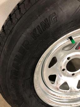 New TRAILER KING radial tire(mounted)(ST225/75R15)