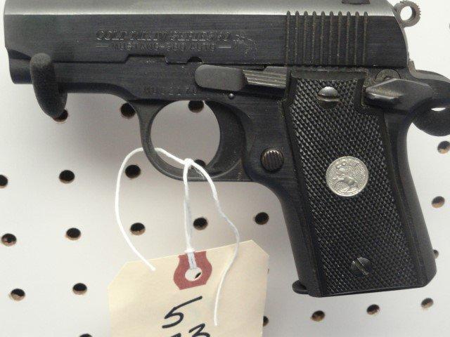 COLT MK IV SERIES 80 MUSTANG 380 AUTO SN MUO2170 1 3/4 INCH BARREL WITH SOF