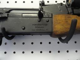 ROMANIAN GP WASR 10/63 AK 47 CAL 7.62 X 39 MM 1975 FX 0700 W/ M1 B RAMP AND