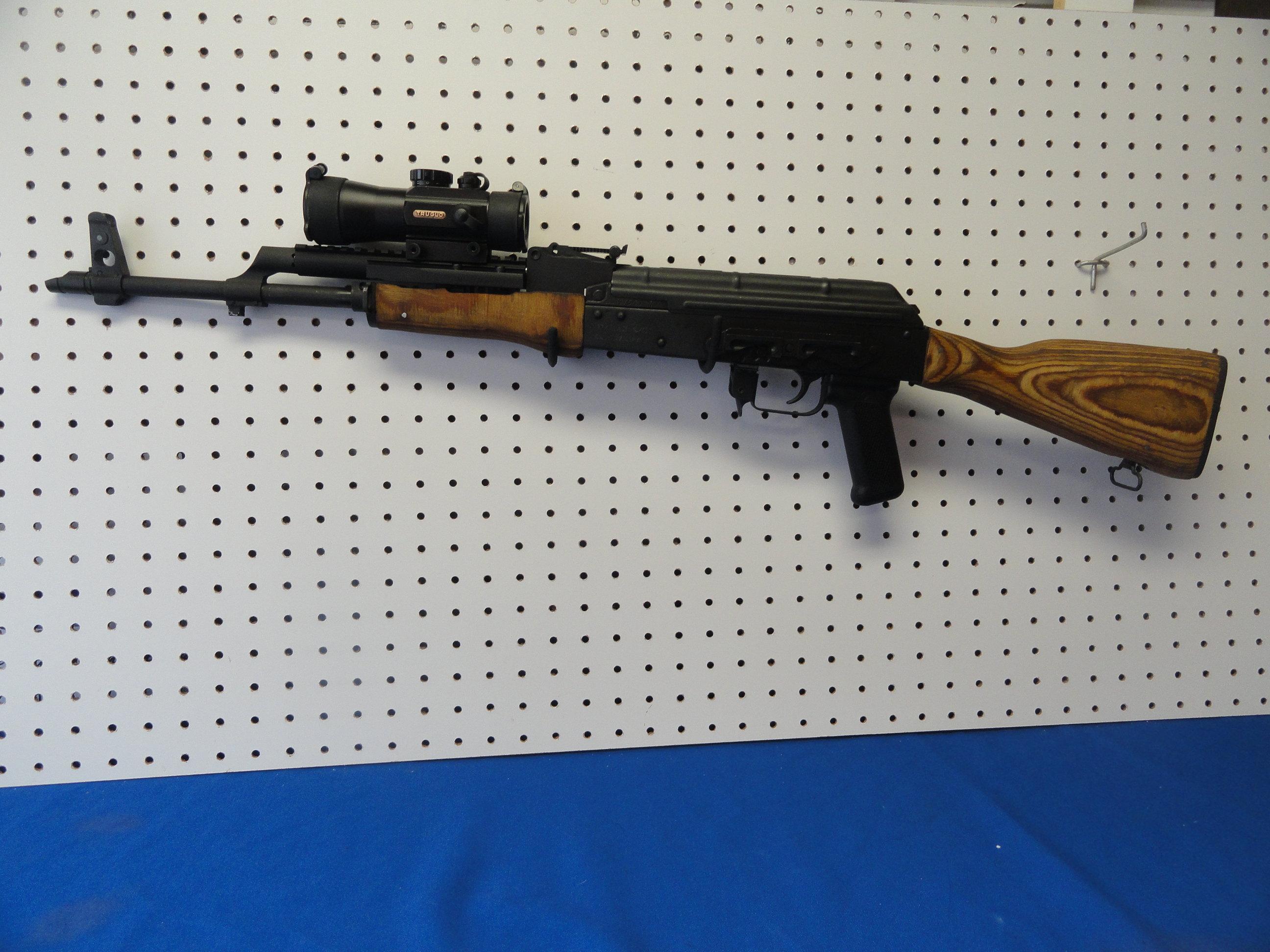 ROMANIAN GP WASR 10/63 AK 47 CAL 7.62 X 39 MM 1975 FX 0700 W/ M1 B RAMP AND