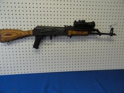 ROMANIAN GP WASR 10/63 AK 47 CAL 7.62 X 39 MM 1975 FX 0700 W/ M1 B RAMP AND