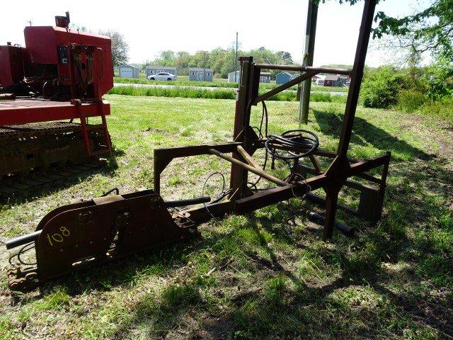 CUSTOM BUILT HYD PIPE STRAIGHTNER 3 & 2 WITH SKID LOADER ATTACHMENT