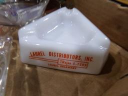 BOX LOT COLLECTIBLE ASH TRAYS