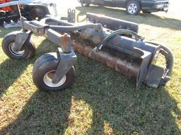 #4402 BOBCAT HARLEY RAKE SOIL CONDITIONER 84 FRONT DOLLY WHEELS WELDED IN S