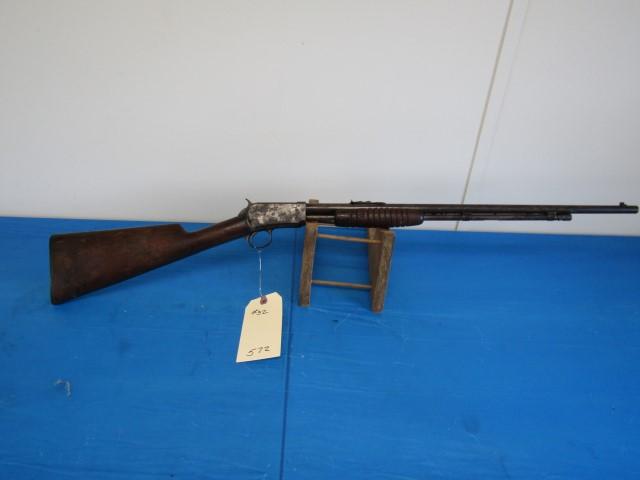 WINCHESTER MODEL 62 22 SHORT LONG OR LONG RIFLE SN 84780A HAS BEEN TAPPED F