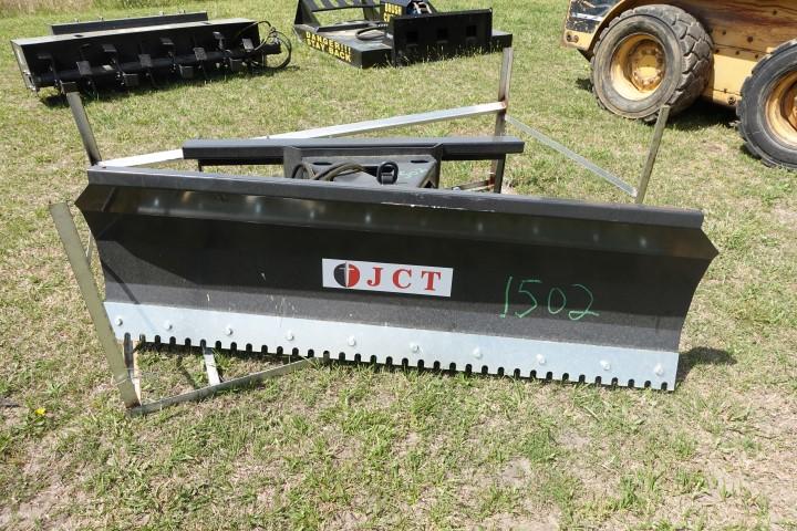 #1502 72" DOZER BLADES JCT QUICK ATTACH HITCH HYD LINES FOR BLADE ROTATION