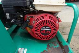 LESCO COMMERCIAL PLUS SPLIT DRIVE AERATOR MOD SD2600 SN 072026 4042 HONDA G