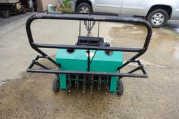 LESCO COMMERCIAL PLUS SPLIT DRIVE AERATOR MOD SD2600 SN 072026 4042 HONDA G