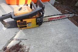 #1602 MONTGOMERY WARD CHAIN SAW 3.7 CUBIC INCH ENG 20" BAR