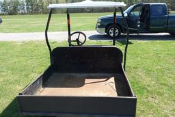 #3006 EZ GO GOLF CART 4 STROKE GAS 42" X 40" STEEL BED 2 SEATER NEEDS NEW S