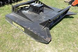 #3002 NEW 68" WILD CAT CUTTER 3 BLADE SKID LOADER MOUNT QUICK CONNECT HYD H