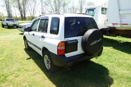 #3901 2004 CHEVY TRACKER 82637 MILES AM FM CD PLAYER COLD AC 4 DOOR CLOTH I