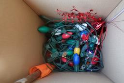 BOX OF CHRISTMAS LIGHTS