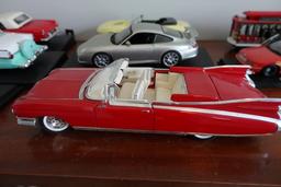 3 MODEL CARS INCLUDING 1959 EL DORADO BIARRITZ PORSCHE AND 1867 CAMARO RS S