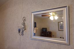 MIRROR AND SCONCES