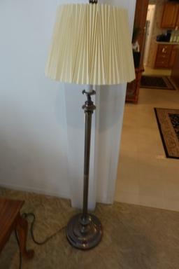 PEWTER COLOR FLOOR LAMP