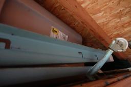 CONTENTS OF UPPER LEVEL OF SHED INCLUDING FOLDING CHAIRS AND MORE