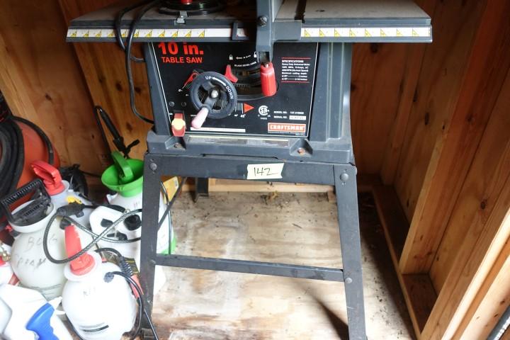 CRAFTSMAN 10" TABLE SAW ON STAND