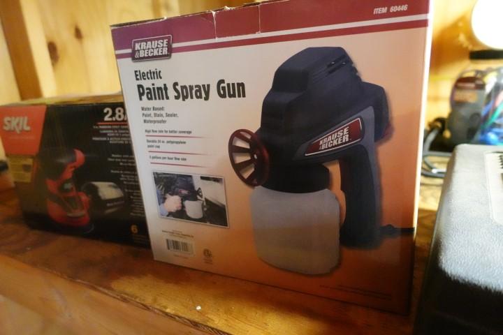 PAINT SPRAY GUN SKILL 5" ORBITAL SANDER