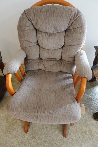 OAK GLIDER ROCKER