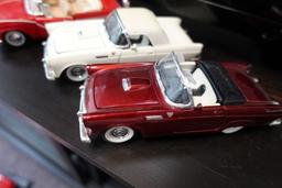 6 DIE CAST CARS INCLUDING THUNDERBIRDS 55 CROWN VIC PORSCHE