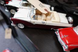 6 DIE CAST CARS INCLUDING THUNDERBIRDS 55 CROWN VIC PORSCHE