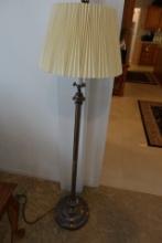 PEWTER COLOR FLOOR LAMP