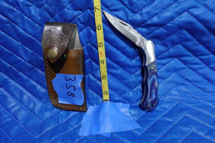 HANDMADE DAMASCUS STEEL KNIFE WITH CUSTOM WOOD BONE HORN OR RESIN HANDLE KN