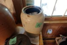 2 GALLON ANTIQUE SALT GLAZE CROCK