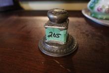 ANTIQUE INKWELL ON STAND