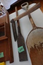 TWO PRIMITIVE CHISELS