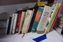 LOT OF HARDBACK COOKBOOKS INCLUDING FRENCH COOKING JOY OF COOKING WHITEHOUS