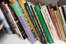 LARGE LOT OF COOKBOOKS INCLUDING ENCYLOPEDIA OF HERBS SOUTHERN HERBS WHITEH