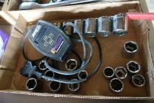 BOX LARGE CRAFTSMAN SOCKETS AND ATS DIESEL PERFORMANCE METER