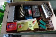 LOT OF MISC AMMO INCLUDING 7 MM 243 12 GA SHOTGUN SHELLS 45 AUTO 270 WIN AN