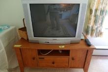 ENTERTAINMENT STAND 42 X 22 X 21 WITH TOSHIBA TV