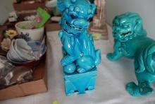 BLUE FOO DOG ENDS