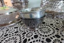 2 SALISBURY PEWTER BOWL 4 AND 5 INCH