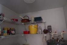 CONTENTS LAUNDRY ROOM CLEANING SUPPLIES STEP LADDER BASKETS AND MORE
