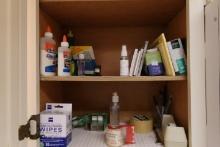 MISC OFFICE SUPPLIES TAPE NOTEPADS GLUE AND MORE