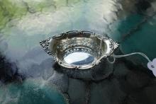 GORHAM STERLING BASKET 3 3/4 X 2 1/2 INCH NUMBER 4780 WEIGHT .81 T OZ