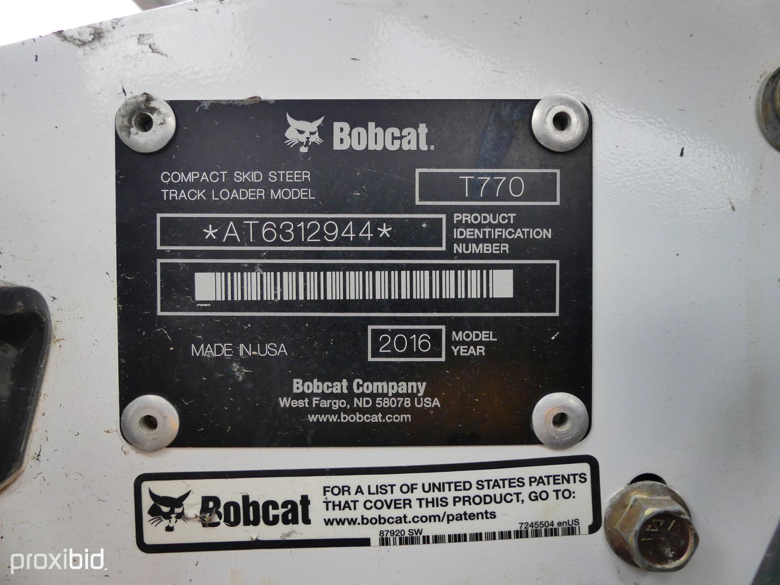 Bobcat T770 Skid Steer